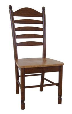 Tall Ladderback Chair (Set of 2) in Cinnamon / Espresso - C58-271P