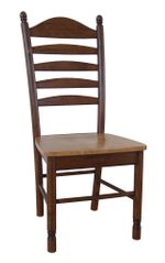 Tall Ladderback Chair (Set of 2) in Cinnamon / Espresso - C58-271P