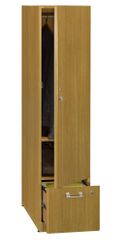 Tall Storage Tower - Quantum Modern Cherry Collection - Bush Office Furniture - QT288FMC