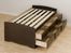 Tall Twin Size Platform Storage Bed - Prepac Furniture - EBT-4106