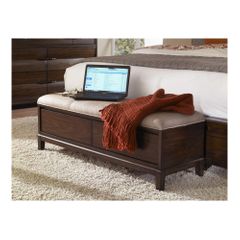 Tangerine 335 Walnut Bed Bench - Pulaski