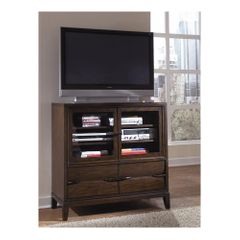 Tangerine 335 Walnut Media Chest - Pulaski