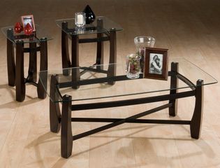Tania 3PC Accent Table Set in Espresso - 186