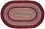 Tapestry Red Wine 2'x4' Braided Rug - Rhody Rug - TA-4224RW