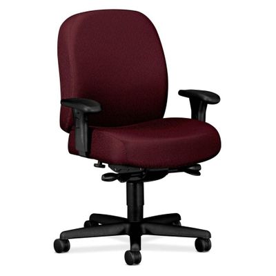Task Mid-Back Chair - Wine - HON3528NT69T