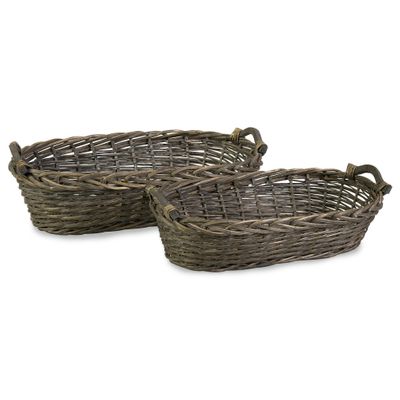 Taylor Willow Baskets (Set of 2) - IMAX - 67096-2