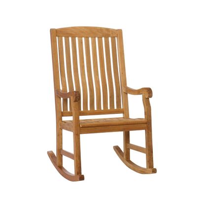 SEI Teak Porch Rocker - Natural