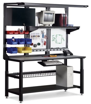 Techworks Workstation - Mayline Office Furniture - TECHWORKS