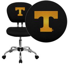 Tennessee Volunteers Embroidered Black Mesh Task Chair - H-2376-F-BK-40005-EMB-GG