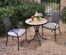 Terra Cotta Bistro Table and 2 Cambria Arm Chairs - Home Styles - 5603-342