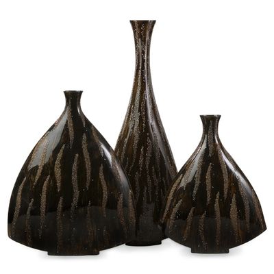 Terra Vases (Set of 3) - IMAX - 31040-3