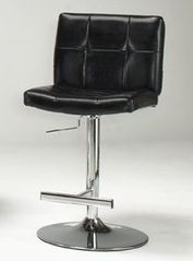 Thames Adjustable Gas Lift Stool in Black - Entree by APA Marketing - MAL-12BK