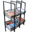 Three Division CD Holder - Black - Pangaea Home and Garden Furniture - FM-C4298-K