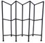 Three Division CD Holder - Black - Pangaea Home and Garden Furniture - FM-C4298-K