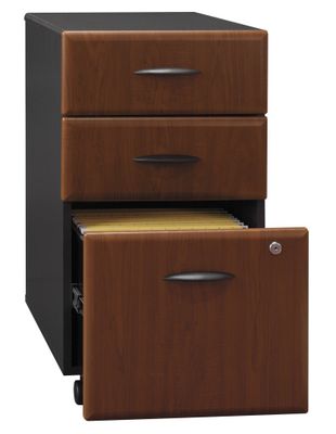 Three-Drawer File (Assembled) - Series A Hansen Cherry Collection - Bush Office Furniture - WC94453SU