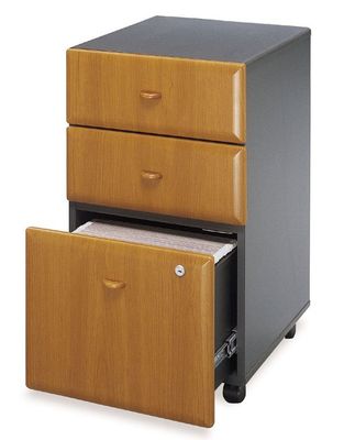 Three-Drawer File (Assembled) - Series A Natural Cherry Collection - Bush Office Furniture - WC57453SU
