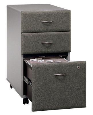 Three-Drawer File - Series A Pewter Collection - Bush Office Furniture - WC14553