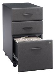 Three-Drawer File - Series A Slate Collection - Bush Office Furniture - WC84853