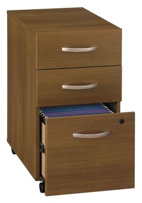 Three-Drawer File - Series C Warm Oak Collection - Bush Office Furniture - WC67553