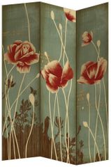 Three Panel Gold Foil Folding Screen - 960580