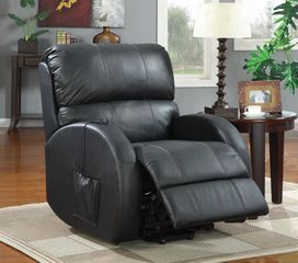 Top Grain Leather Power Lift Recliner - 600416