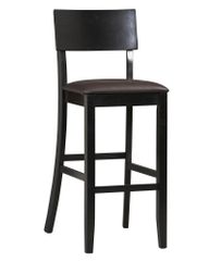 Torino Contemporary Bar Stool 30" - Linon Furniture - 01855BLK-01-KD-U