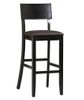 Torino Contemporary Bar Stool 30" - Linon Furniture - 01855BLK-01-KD-U