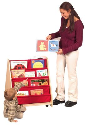 Toy Storage - Canvas Book Display (Double) - Guidecraft - G6428