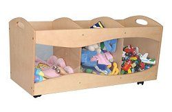 Toy Storage - See-Thru Bins in Natural - KidKraft Furniture - 15771