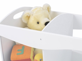 Toy Storage - See-Thru Bins in White - KidKraft Furniture - 15770
