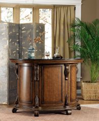Traditional Bar with Black Granite Top - Bourbon Street "Yorktown Cherry" - Powell Furniture - 579-920