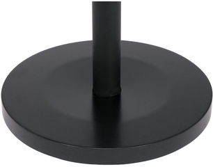 Traditional Black ALBA Floor Coat Stand - 16 Plastic Coat Pegs