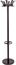 Traditional Black ALBA Floor Coat Stand - 16 Plastic Coat Pegs