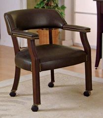 Traditional Upholstered Guest Chair with Nailhead Trim - 515B