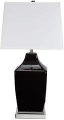 Transitional Black Table Lamp - Set of 2 - 901495