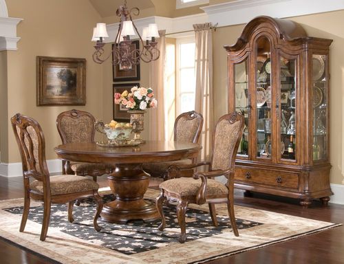 Traviata Dining Room Furniture Set 1 - Largo Furniture - D121A-DSET-1