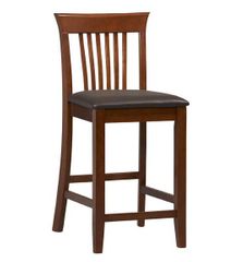 Triena Craftsman Counter Stool - Linon Furniture - 01857DKCHY-01-KD-U