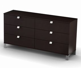 Triple Dresser in Chocolate - South Shore Furniture - 3259010