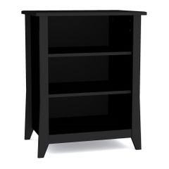Tuxedo Stereo Cabinet - 3 Shelves & Wire Management - Nexera Furniture