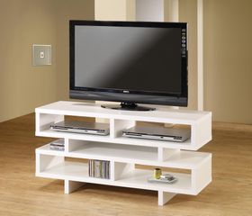 TV Console with Open Storage & White Finish - 700721