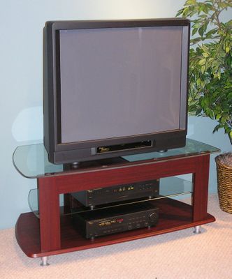 TV Entertainment Stand in Cherry - 4D Concepts - 64603
