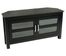 TV Stand - 44 Inch Castillo Corner Wood TV Stand in Black - W44CCRBL