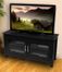 TV Stand - 44 Inch Columbus Wood TV Stand in Black - W44CFDBL