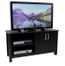 TV Stand - 44 Inch Cordoba Wood TV Stand in Black - W44COSBL