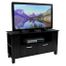 TV Stand - 44 Inch Coronado Wood TV Stand in Black - W44CMPBL