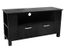 TV Stand - 44 Inch Coronado Wood TV Stand in Black - W44CMPBL