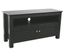 TV Stand - 44 Inch Cortez Wood TV Stand in Black - W44CSBL