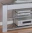 TV Stand - "Glossy Silver" - Powell Furniture - 968-802
