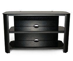 TV Stand in Black Glass - Innovex - TPT42G29