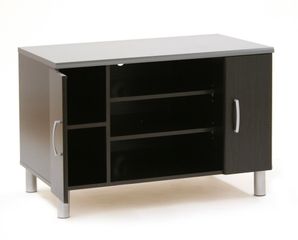 TV Stand in Black Onyx/Charcoal - South Shore Furniture - 3127605